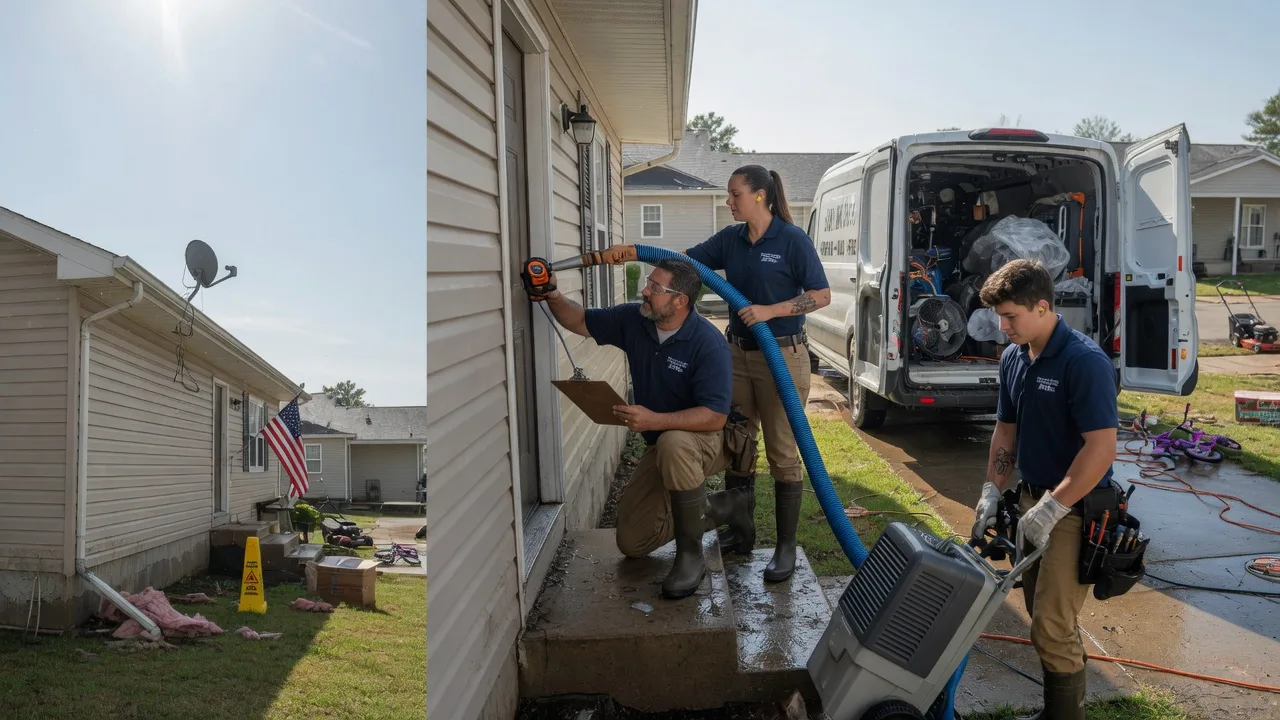 Ceiling Water Damage Restoration in Four States, WV near me